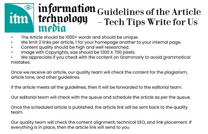 Tech Tips guide