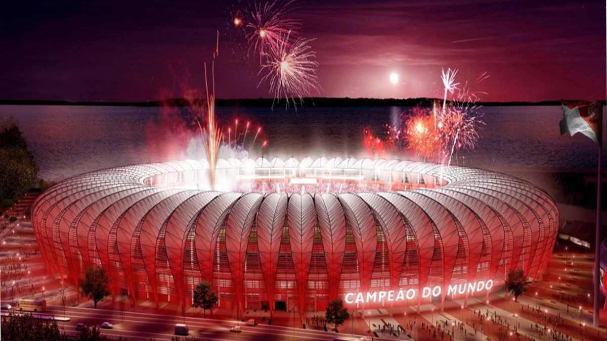 The huge Estádio Beira-Rio