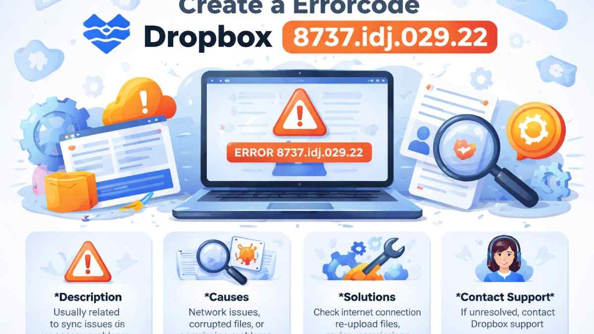 Errorcode Dropbox 8737.idj.029.22: Easy Step-by-Step Solutions USA