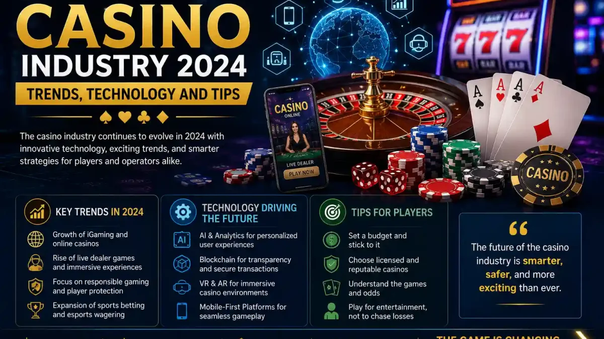 The Casino Industry 2024: Trends, Technology and Tips for the Modern Player