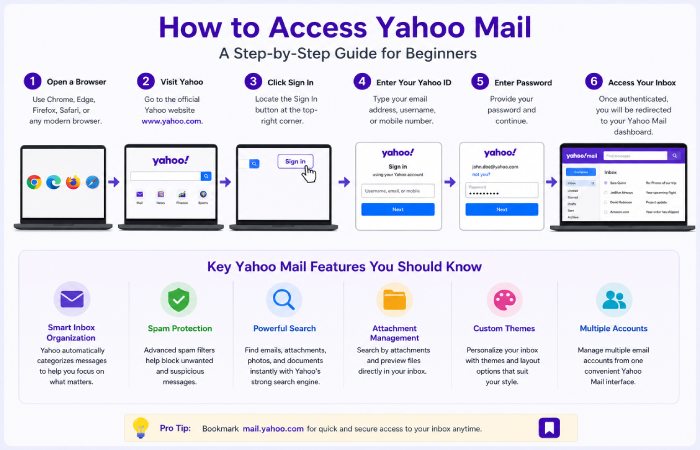 how to access yahoo mail