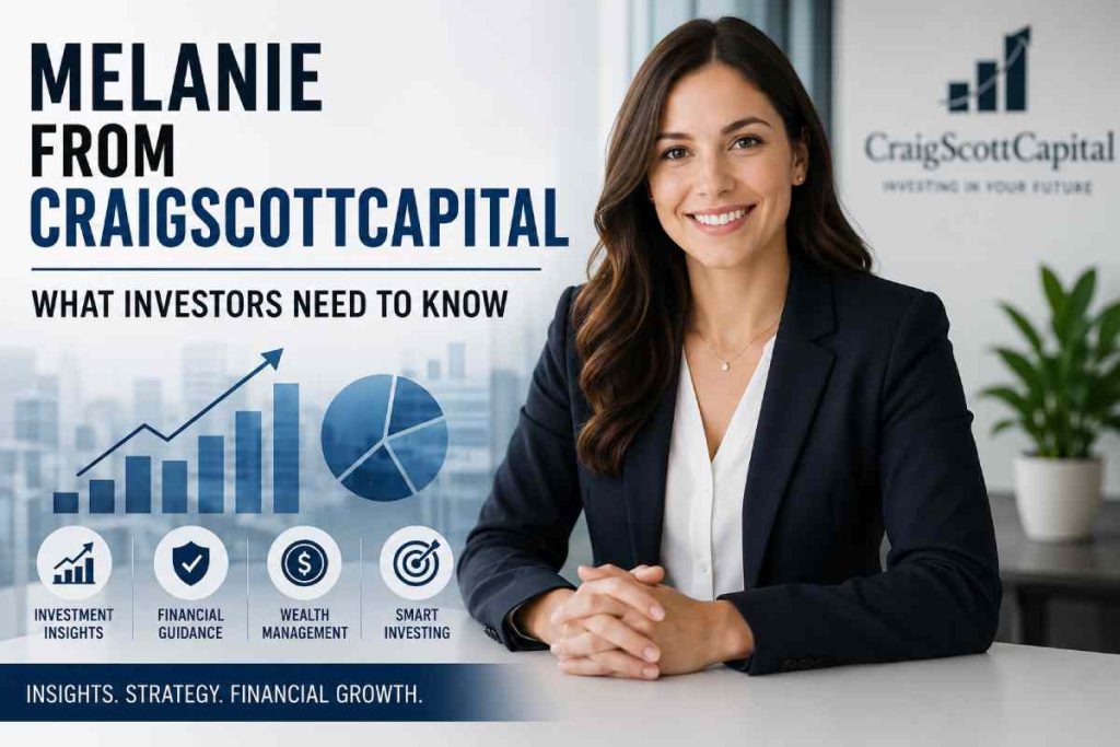 Melanie From CraigScottCapital: What Investors Need to Know