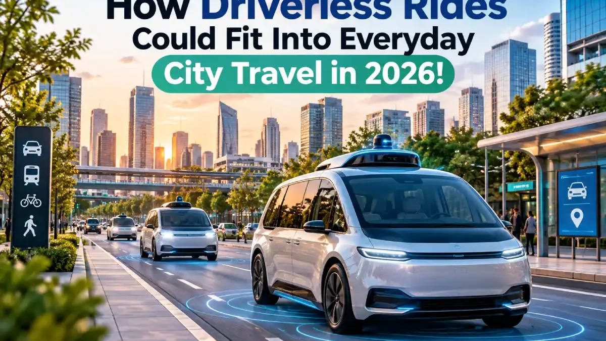 How Driverless Rides Could Fit Into Everyday City Travel in 2026